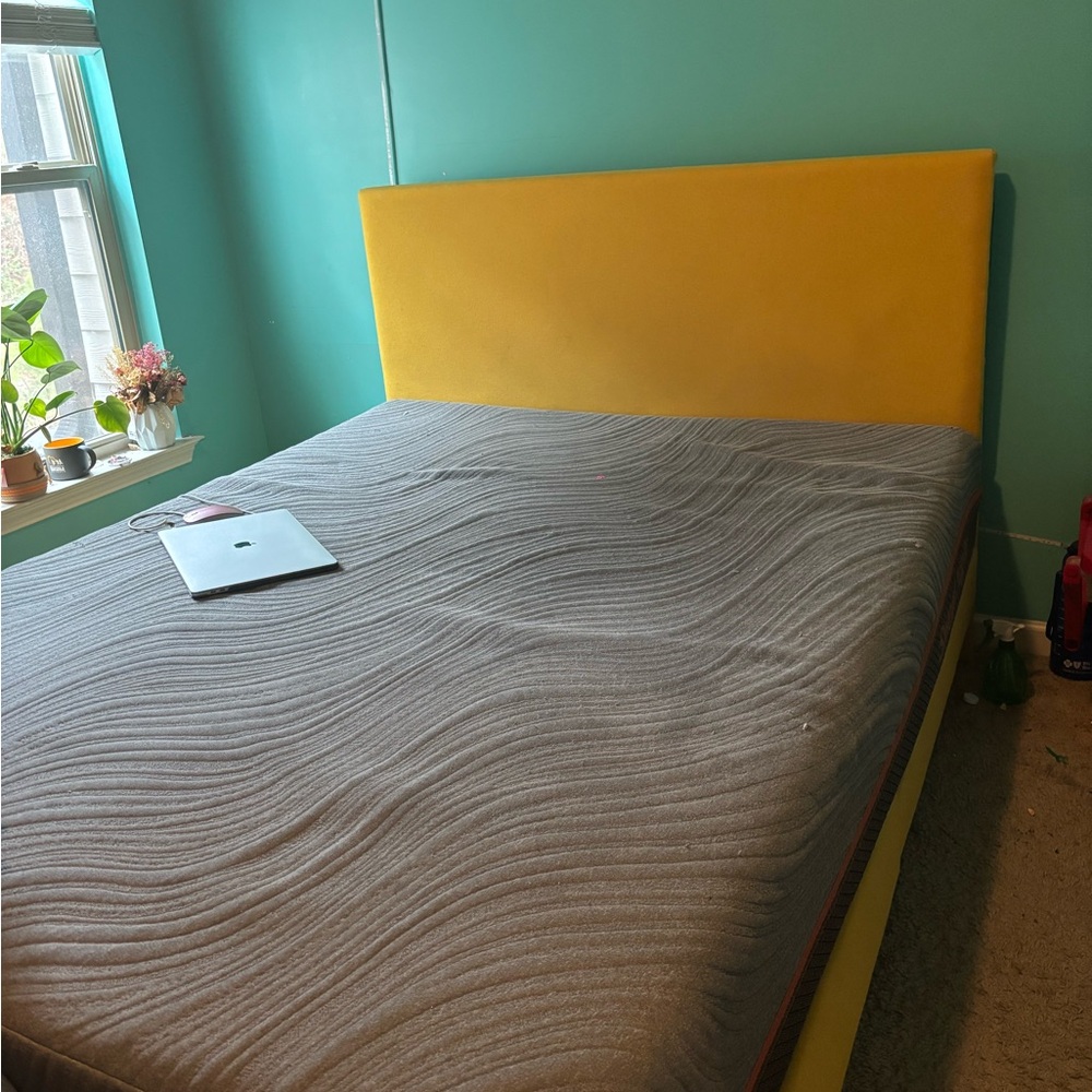 Bed and queen size mattress